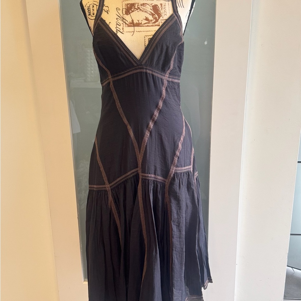 Armani Exchange Black Asymmetrical Dress